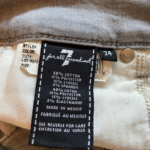 New Citizens Of Humanity High Waist Crop Grey Jeans. Size 24. - Picture 6 of 6